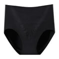 thumbnail image 3 of Riguas Women Briefs Cozy Soft Breathable Anti-pilling Intimacy Solid Color High Waist Anti-septic Moixture-wicking Women Underpants for Everyday Wear, 3 of 8