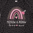 thumbnail image 4 of Inktastic Memaw and Pepaw Love Me Girls Baby Bodysuit, 4 of 5