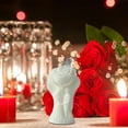 thumbnail image 4 of Romantic Love Scented Candle - Hugging Couple Lover Candle, Valentine's Day Anniversary Wedding Gift Room Decor - Rose Shaped Soy Wax Handmade Candle - Bubble Body Decor Candle, 4 of 7