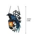 thumbnail image 3 of Seyotauo Stained Glass Gothic Raven Lantern - Crow lamp – Spooky Crow on Lamp Window Hanging, Handmade Raven Suncatcher for Halloween Decor Indoor, Dark Academia Gothic Home Party Decoration, 3 of 6