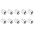 thumbnail image 1 of Aluminum Alloy Standoff, Spacer Fasteners Female Thread Pillar 10Pcs High Hardness Durable  For Workpiece Connecting For Structure Supporting Long 8mm,Long 9mm,Long 10mm,Long, 1 of 8