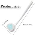 thumbnail image 3 of Body Brush for Shower Back Scrubber with Long Handle 16.54 Inch Soft Bristles Non-Slip Bath Brush White 1 Pack, 3 of 7