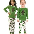thumbnail image 2 of LazyOne Warm Long-Sleeve PJ Sets for Girls and Boys, Bigfoot, Funny Animal Kids' Pajama Sets, 2 of 7