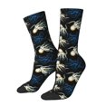 thumbnail image 1 of Fotbe Octopus 1 Calcetas Largas con Estampado para Hombre y Mujer – Calcetas de Compresión Transpirables y Elásticas, Viajar y Uso Diario Talla 5-11, 1 of 6