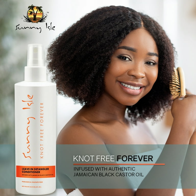 SUNNY ISLE Jamaican Black Castor Oil Knot Free Forever Leave in Detangler (8oz) SUNNY ISLE Jamaican Black Castor Oil Knot Free Forever Leave in Detangler (8oz)