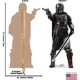 thumbnail image 2 of Cardboard People The Mandalorian Life Size Cardboard Cutout Standup - Lucas/Disney+ Star Wars: The Book of Boba Fett (TV Series), 2 of 4