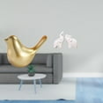 thumbnail image 2 of CoudarTitie Golden Birds Elephant Figurine Modern Animal Statue Unique Tabletop Decoration Home Decor Ornament Sculpture for Desktop Office Mantel Living Room Entrance Bedroom Housewarming Gifts, 2 of 8