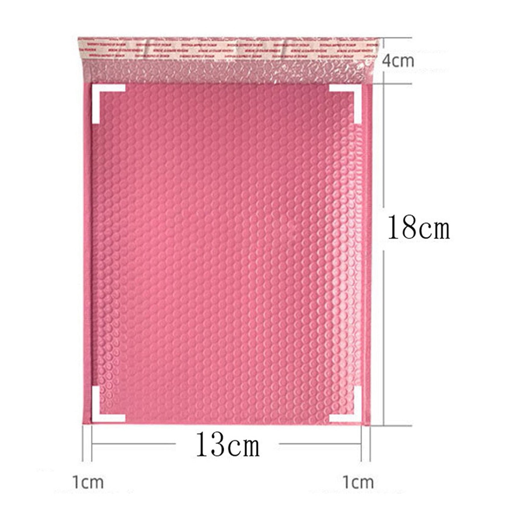 100PCS Foam Envelope Bags Self Seal Mailers Padded Envelopes with Bubble Mailing Bag Packages Bag Pink,100 x Bubble Padded Envelopes,Pink