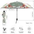 thumbnail image 3 of FORMRS Travel Umbrella Folding Auto Open Close Windproof Rain UV Protection, Winter Goose Scarves, 3 of 8