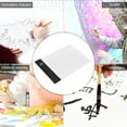 thumbnail image 4 of Tablero LED de dibujo a mano, juego de libro con tapa USB ultrafino A6 para niños, suministros de arte para pintura (USB), 4 of 11