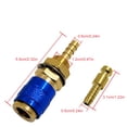thumbnail image 4 of Kenally Conexión rápida hembra de 6 mm para máquinas Uni Mig y Female Barb Materiales de construcción azul, 4 of 6