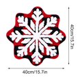 thumbnail image 2 of Nilvkv Snowflakes Rug Winter Snowflake Doormat Snowflake Welcome Mat Cute Christmas Decorative Non-Slip Washable Door Mats for Indoor Outdoor Entrance Home Bathroom, 2 of 5