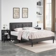 thumbnail image 2 of VECELO 3-Piece Bedroom Sets Bed Frame and 2 Nightstands, 2 of 8