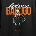 thumbnail image 2 of My Hero Academia Bakugo Explosion Women's Black Crop T-shirt-Small, 2 of 3