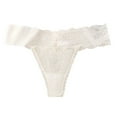 thumbnail image 1 of Seamless Breathable Lace Triangle Briefs for Women - Comfort Fit Underwear with Solid Color Design, 1 of 3