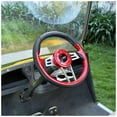 thumbnail image 5 of 10L0L RED Golf Cart Steering Wheel Fit EZGO TXT RXV Club Car DS Precedent Yamaha -12.5 inch Golf Cart Accessories, 5 of 7