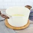thumbnail image 5 of Oster Amberg Choice 4.7 Quart Cermic Nonstick Aluminum Dutch Oven with Lid in Linen, 5 of 5