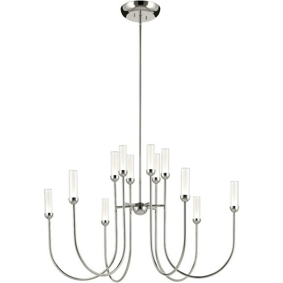 Kichler Lighting - Moraine - 55W 12 LED XLarge Chandelier-27.5 Inch Tall and 40