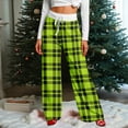 thumbnail image 4 of Outfmvch Lounge Pants Women Plaid Pants for Men Warm Pajamas for Men Fleece Pajama Pants Blanket Pants Striped Lounge Pants Fluffy Pajama Pants Light Green 3xl, 4 of 9