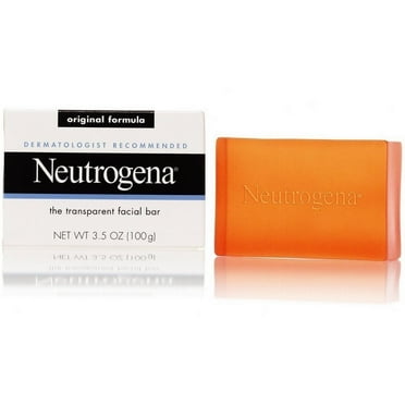 Neutrogina Original Formula Facial Bar, 3.5 oz,  Pack of 2