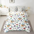 thumbnail image 2 of jejeloiu Halloween'S Day Bedding Comforter Set 7pcs,Spooky Pumpkin Skeleton Queen Bedding Sets,Black Spider Web Queen Sheet Sets For Teen,Microfiber Bedroom Decoration Reversible, 2 of 8