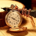 thumbnail image 5 of Visland Vintage Pocket Watch,Stainless Steel Quartz Pocket Watch 14 with Galaxy in Chain, 5 of 6
