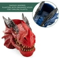 thumbnail image 4 of Dragon Head Planter Pots (6-Inch, Set of 2); Fantasy Dragon Head Shaped Gardening Container or Home, 4 of 9