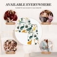 thumbnail image 7 of Daiia Dinosaurs and Tropical Leaves for Women's Long-Sleeved Pajama Set – Soft & Comfortable Sleepwear Button-Up Pajamas Cozy Lounge Wear-X-Large, 7 of 7