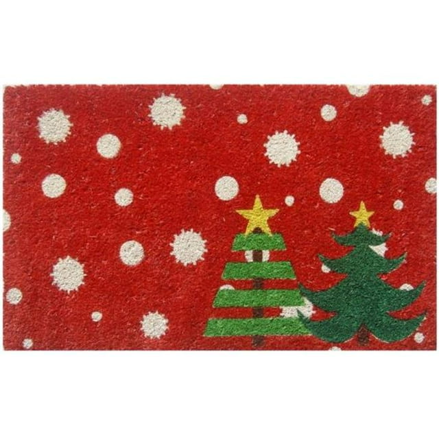 Entryways P2040 Sapins de Noël Tapis de Sol en Coco
