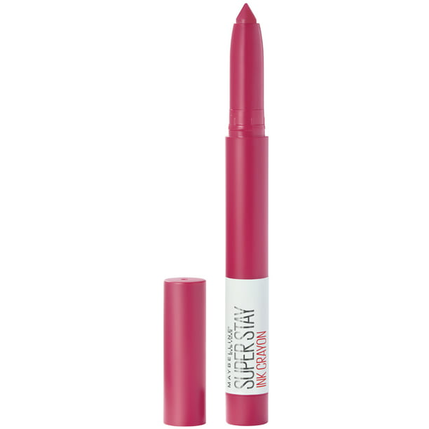 Maybelline Superstay Ink Crayon Lipstick Matte Longwear Lipstick Makeup Treat Yourself 0 04 Oz Walmart Com Walmart Com