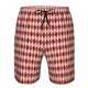 thumbnail image 3 of Fotbe Red and Brown Squares Trajes de Baño Estampados para Hombre, Shorts de Verano de Secado Rápido, Ropa de Playa, Bañadores-X-Large, 3 of 6