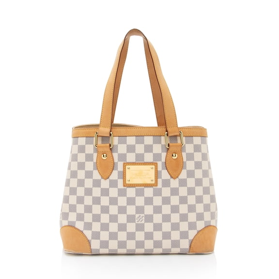 Pre-Owned Louis Vuitton Damier Azur Hampstead PM Tote