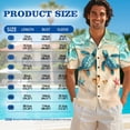 thumbnail image 4 of Psesaysky Couple Shirts and Dress Green Sea Turtle on Beach Hawaii Matching Couple Luau Outfits Mens Button Down Short Sleeve Hawaiian Aloha Shirt Womens Sleeveless Sundress, 4 of 7