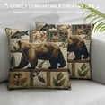 thumbnail image 3 of Qinduosi Rustic Throw Pillow Covers - s Pillow Cover Inch Country Pillow Case Moose Pillows Cushion Covers Decorative for Couch Bed, 3 of 5