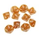 thumbnail image 3 of 20 Piezas Dados De Diez Caras D10 Muere Para D & D RPG Accesorios De Juego De Fiesta Café Y Azul, 3 of 9