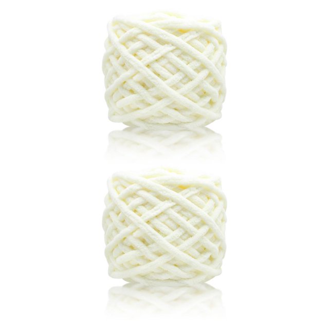 Yuarrent Calcetines de hilo de ganchillo tejido a mano de 100g, bufandas de hilo de una sola hebra, gorro, hilos tejidos a mano, accesorio de Type2 NO2