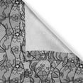 thumbnail image 5 of Ambesonne Antique Grommet Curtain, Lace Gothic Pattern, 50" x 72", Grey Black, 5 of 6
