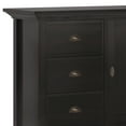 thumbnail image 3 of Simpli Home Redmond Medium Storage Cabinet in Hickory Brown, 3 of 11