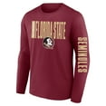 thumbnail image 2 of Men's Fanatics  Black Florida State Seminoles Big & Tall Vision Long Sleeve T-Shirt, 2 of 3