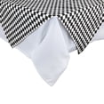 thumbnail image 2 of DII Black And Cream Harlequin Print Table Topper, 2 of 4