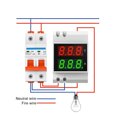 thumbnail image 4 of Digital Voltmeter Ammeter, Voltage Current Meter AC80-300V 0.1-99.9A Single Phase High Accuracy  for Office, 4 of 7