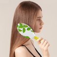 thumbnail image 3 of Lemon Hair Brush, I Love Lemons Print Paddle Brush, Vintage Summer Fruit Design, Cute Floral Pattern, Soft Bristle Detangling Brush for Women and Men, 3 of 8