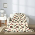 thumbnail image 2 of Rateoe Retro Steampunk Vehicle1 Pattern Flannel Throw Blanket, Ultra-soft Blanket for Bed, Couch, Car, Hypoallergenic Anti-pilling blanket-60"x50"(Vertical), 2 of 6