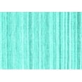 thumbnail image 1 of Ahgly Company Indoor Rectangle Solid Turquoise Blue Modern Area Rugs, 3' x 5', 1 of 4