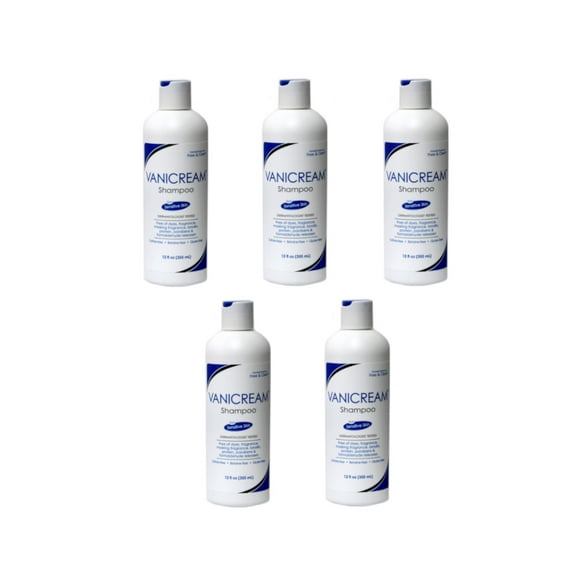 5 Pack - Pharmaceutical Specialties Free and Clear Shampoo 12 oz. Each