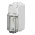 thumbnail image 1 of Combinación de zócalo de interruptor, zócalo impermeable IP66 ABS zócalo de alimentación ABS zócalo de montaje vertical rendimiento de primer nivel, 1 of 14