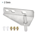 thumbnail image 3 of Inoxidable Acero Bisagra Congelador Puerta Bisagras Centro Columna Bisagra Izquierda Eje Diámetro 0.28-Pulgadas para Refrigerador con Tornillos Paquete de 2 Unique Bargains bisagras de puerta, 3 of 5
