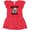 Red with Polka Dot, variant on Inktastic Dog Bulldog Squad Gift Baby Girl Dress