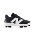 thumbnail image 2 of Zapatillas de béisbol New Balance 4040 V7 para niños pequeños, color negro y blanco, 2 of 5
