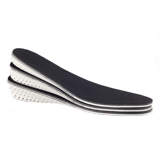 Jumpingount 1 par de plantillas para zapatos EVA, aumento de altura, talón recortable, zapatillas deportivas Unisex, zapatos deportivos, soporte de Accesorios de calzado 3CM Jumpingount AP011890-02B